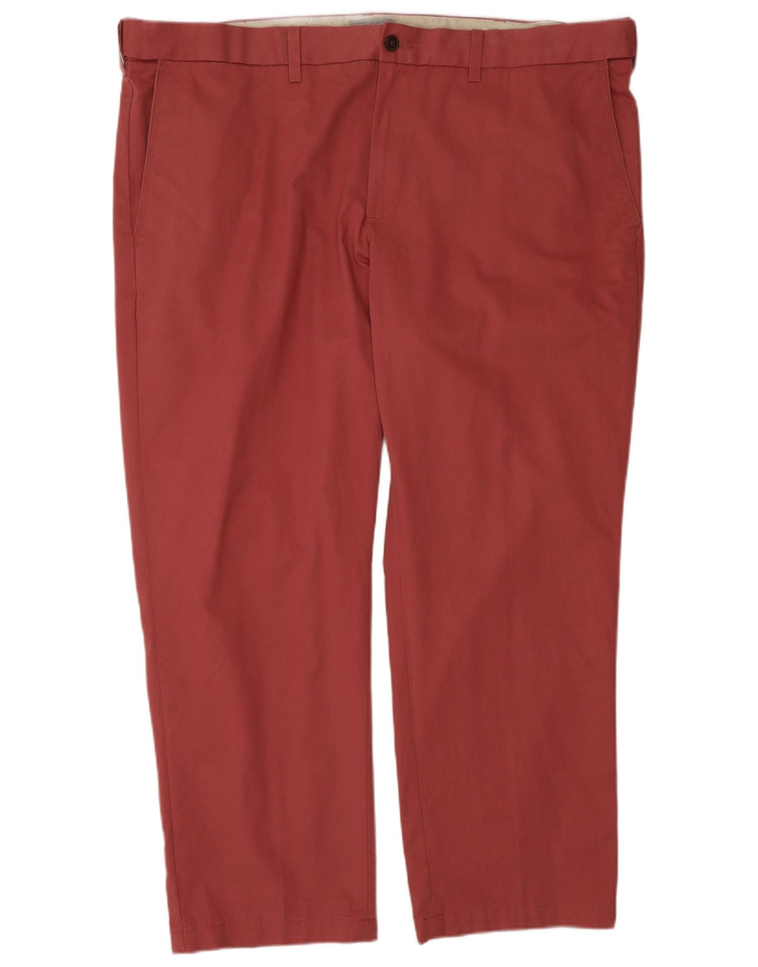 Marks & Spencer Pantalones chinos regulares para hombre W44 L29 Algodón rosa
