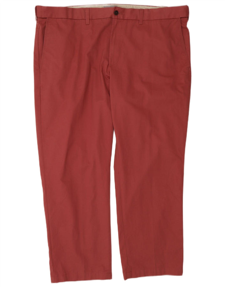 Marks & Spencer Pantalones chinos regulares para hombre W44 L29 Algodón rosa