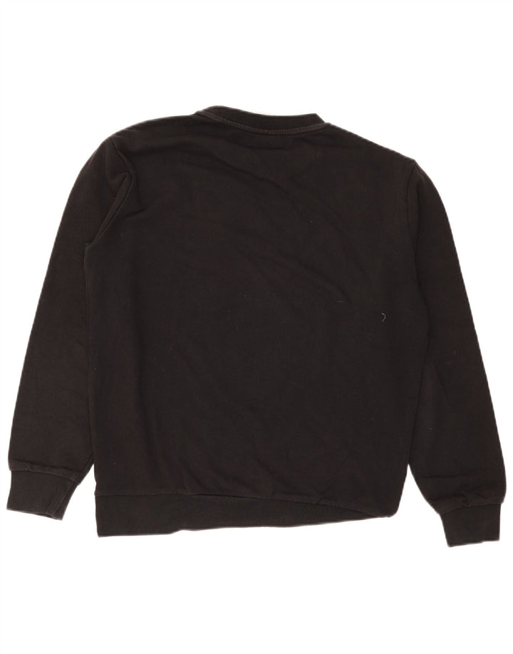 Zara Hombre Sudadera Jumper Small Negro Algodón