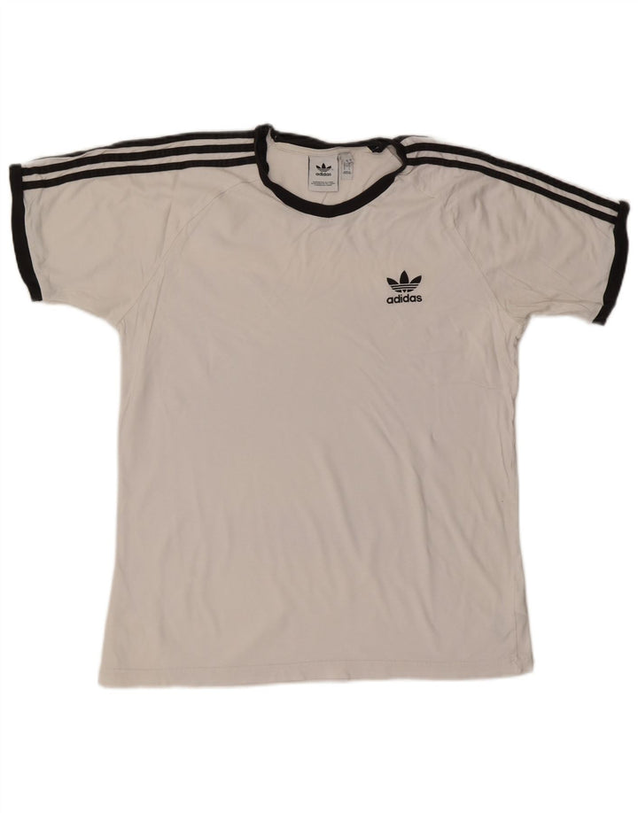 ADIDAS Camiseta Hombre Top Grande Algodón Blanco