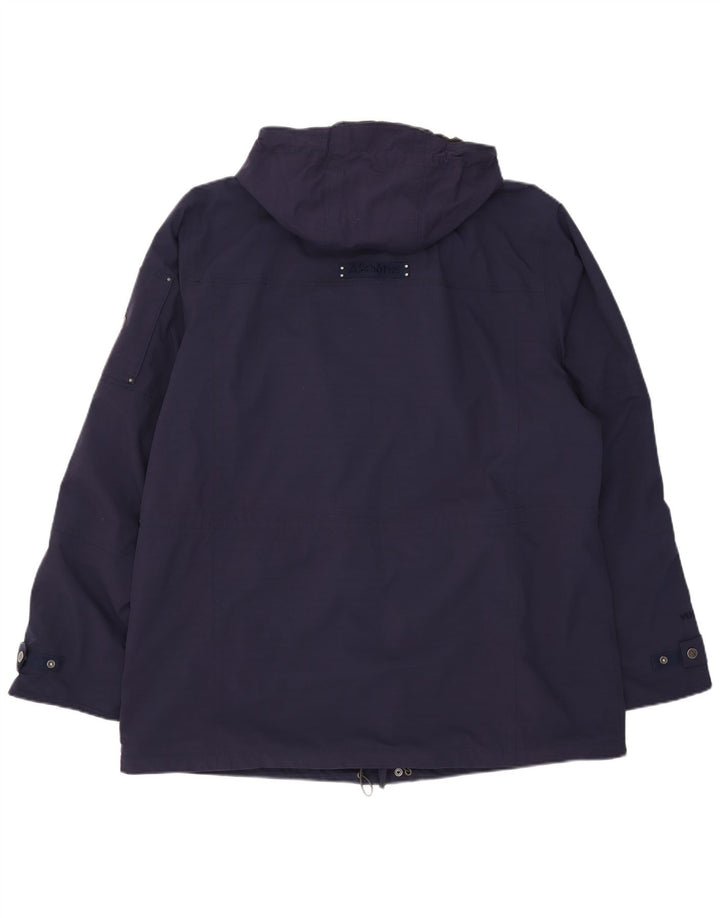 Schoffel Chaqueta utilitaria con capucha para hombre UK 48 4XL Azul marino