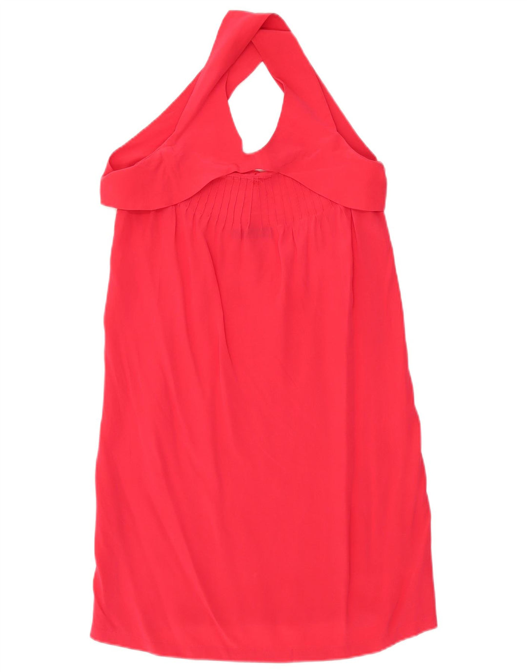 Vestido Halter Liu Jo Mujer IT 42 Seda Roja Mediana