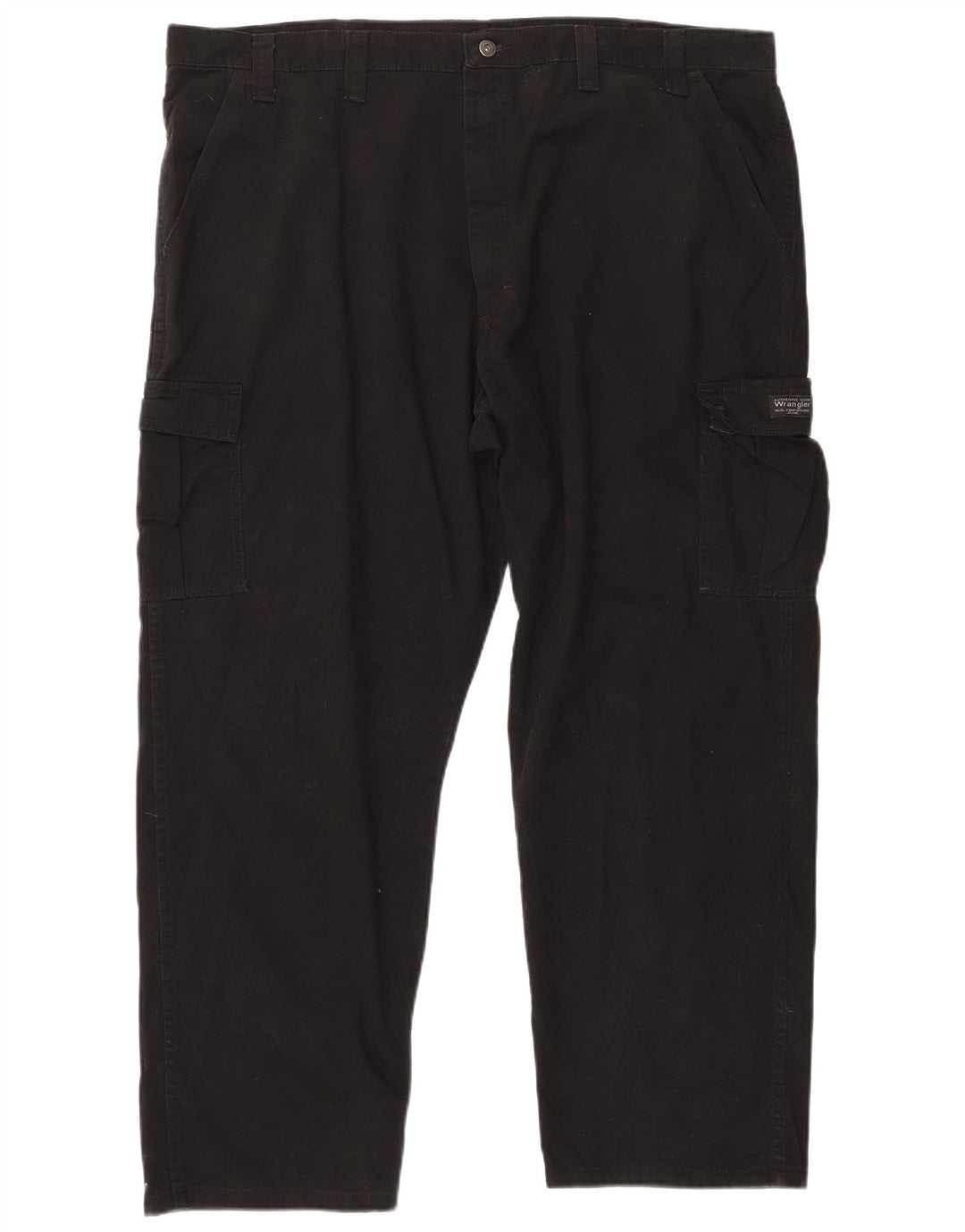 Wrangler Pantalones cargo rectos para hombre W44 L30 Algodón negro