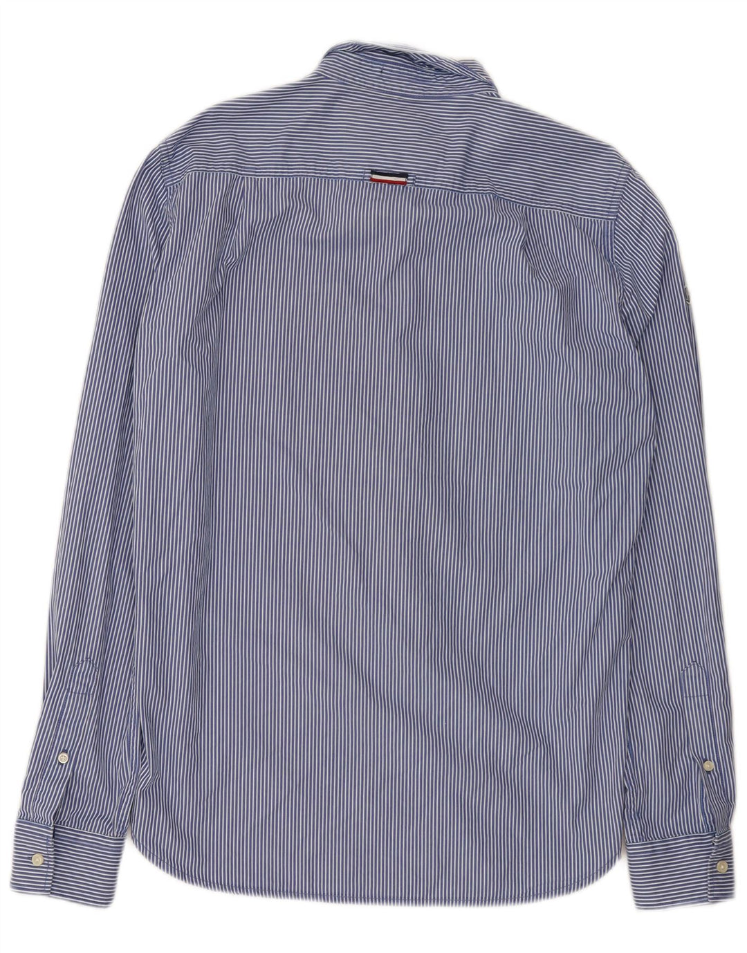 Camisa Superdry Hombre De Algodón A Rayas Azul Medio