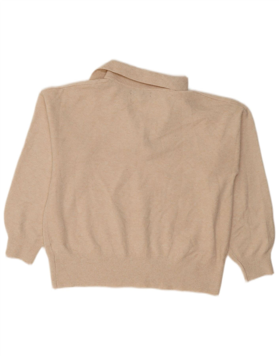 Marks & Spencer - Jersey con cuello tipo polo para mujer, talla 40, color beige medio