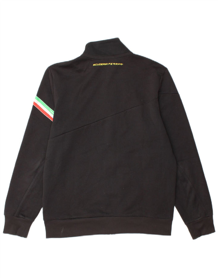 PUMA Ferrari Chándal Top Chaqueta para Mujer Reino Unido 14 Mediano Rayas Negras