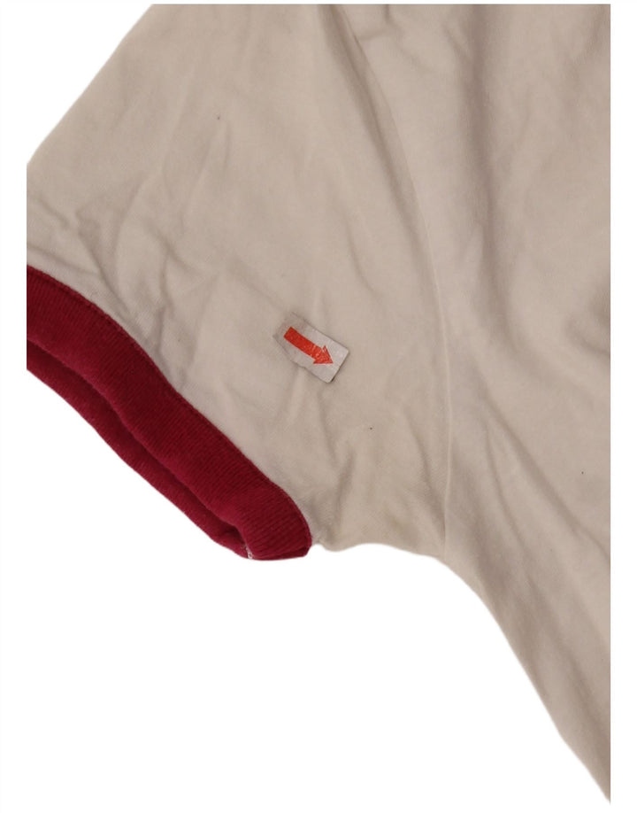 TOMMY HILFIGER Camiseta gráfica para mujer Top UK 6 XS Blanco