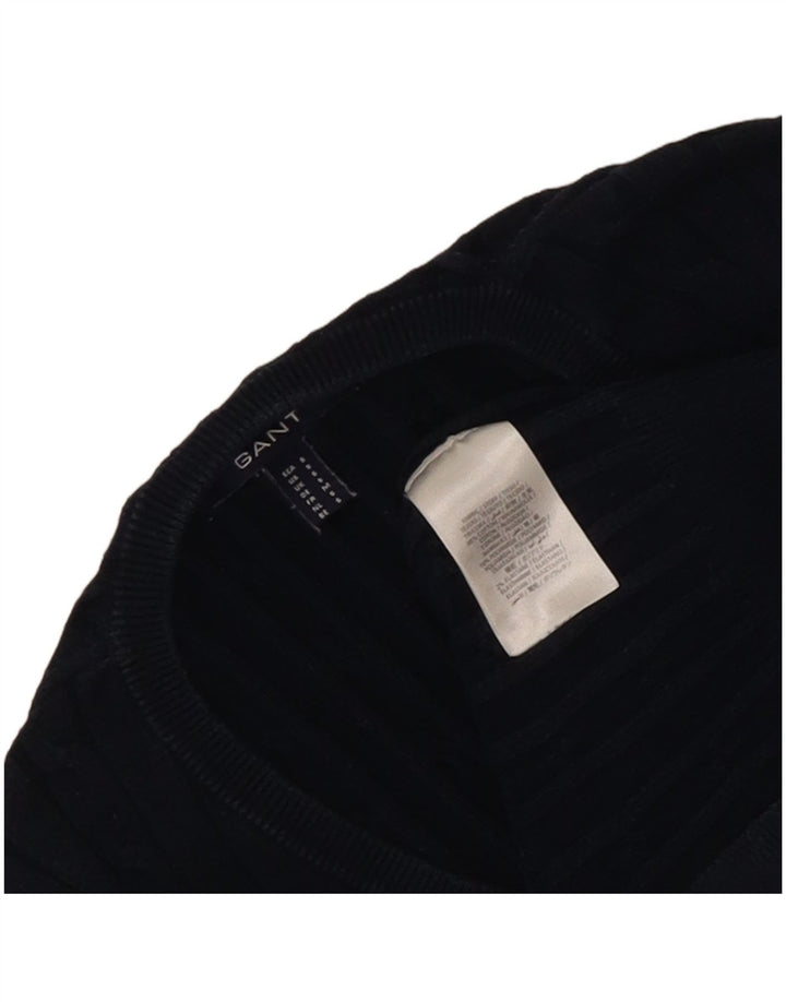 Gant Jersey con Cuello en V para Hombre Small Azul Marino Algodón