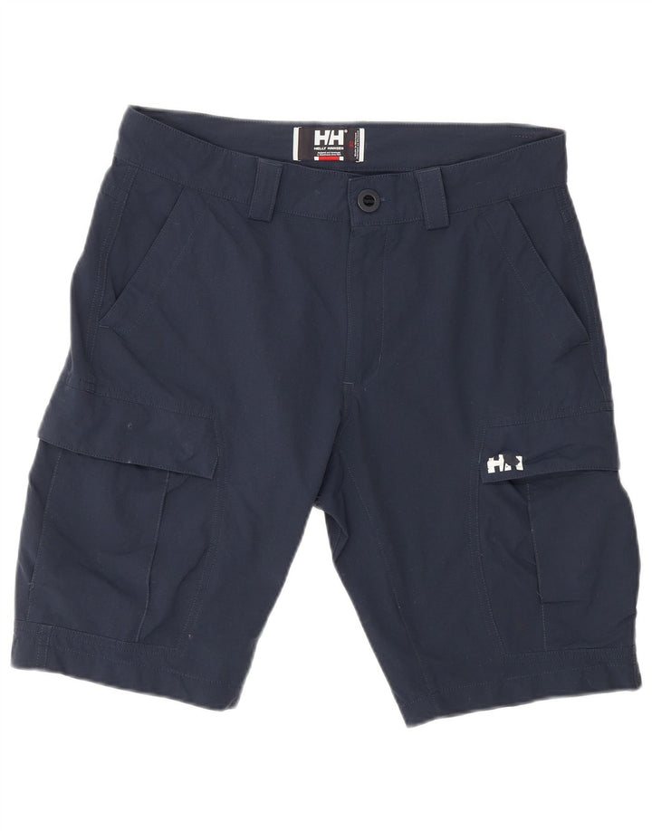 HELLY HANSEN Mens Cargo Shorts W30 Medium  Navy Blue Vintage Helly Hansen and Second-Hand Helly Hansen from Messina Hembry 