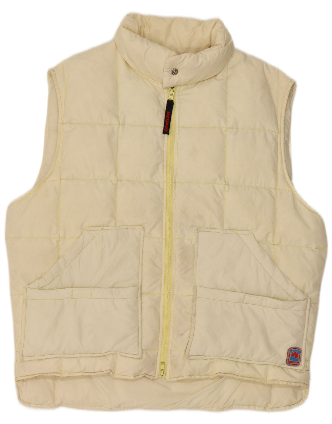 Chaleco acolchado para hombre Invicta IT 52 XL nailon blanco roto