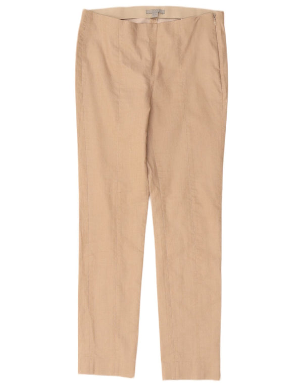 Cos Pantalones casuales delgados para mujer EU 36 Small W28 L27 Algodón beige