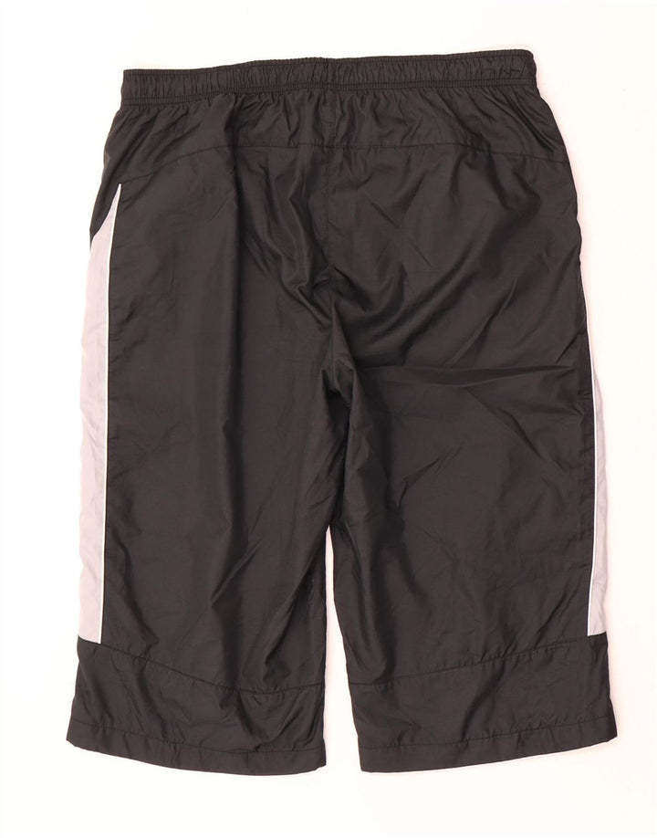 Nike Bermudas deportivas para hombre, talla grande, color negro, poliéster