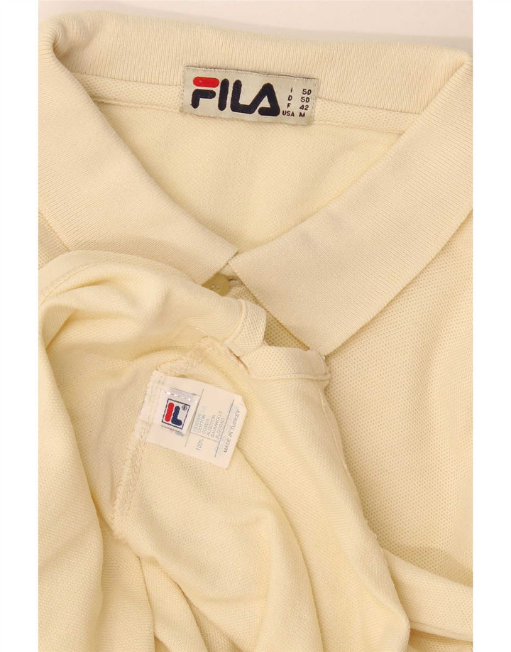 Polo Fila Hombre Algodón Amarillo Medio