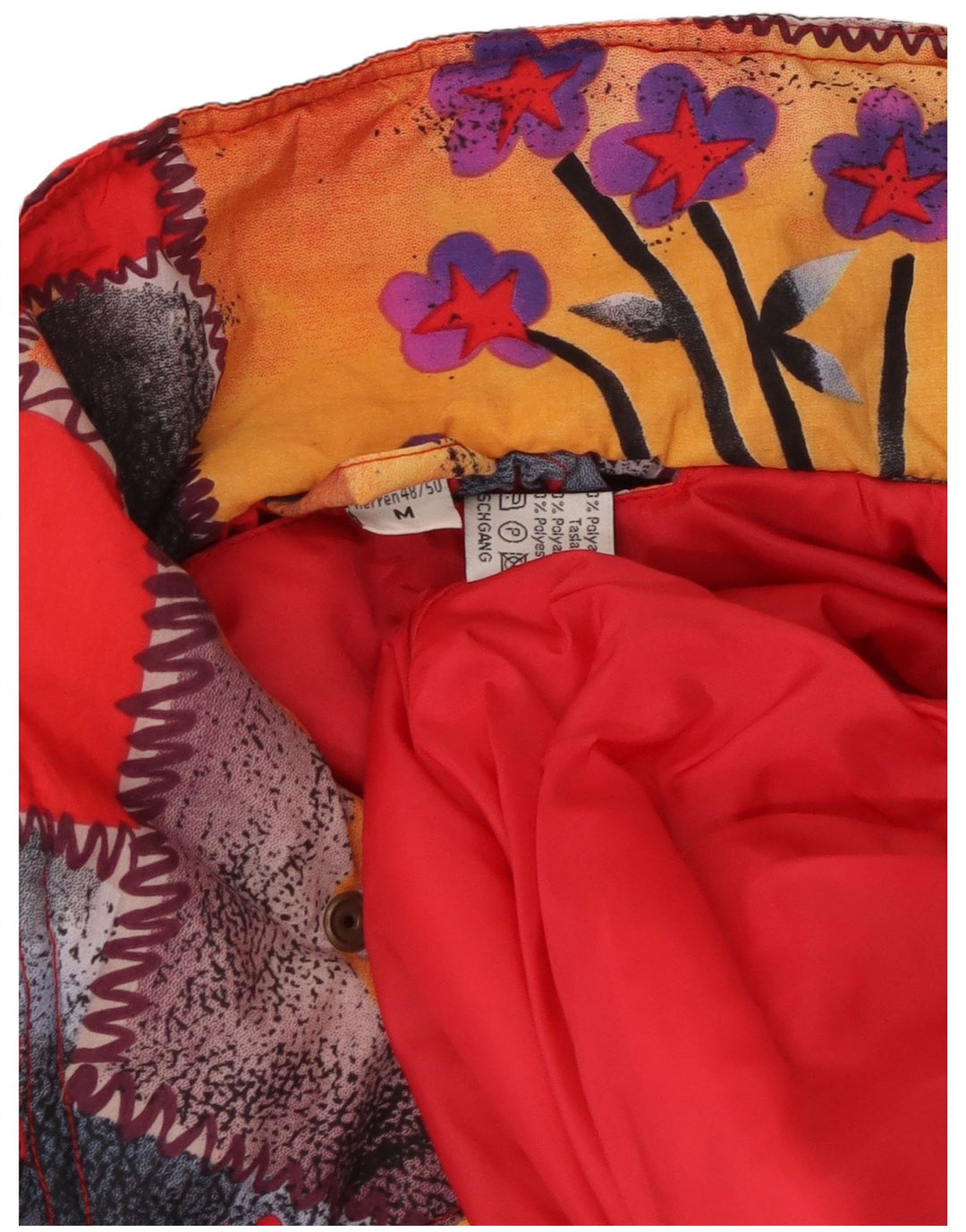 Chaqueta cortavientos vintage para hombre EU 48/50 Poliamida mediana multicolor