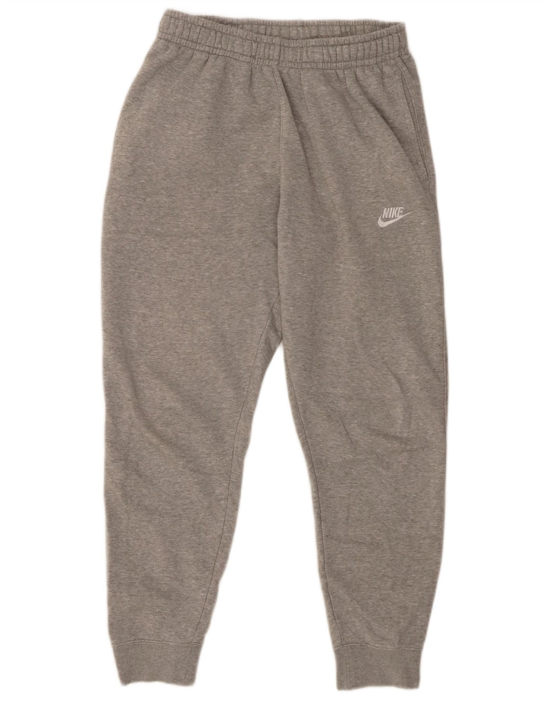 Nike Mujer Chándal Pantalones Joggers UK 10 Pequeño Gris Algodón