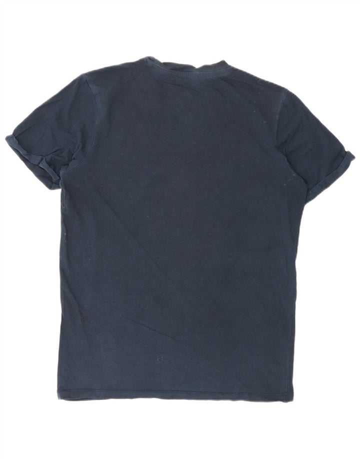 Jack & Jones Hombre Camiseta Top Small Azul Marino Algodón