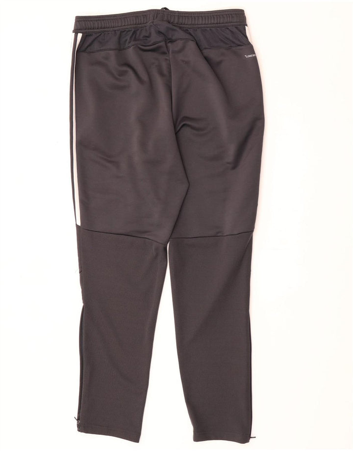 Adidas Hombre Manchester United Pantalones De Chándal Grande Gris Poliéster