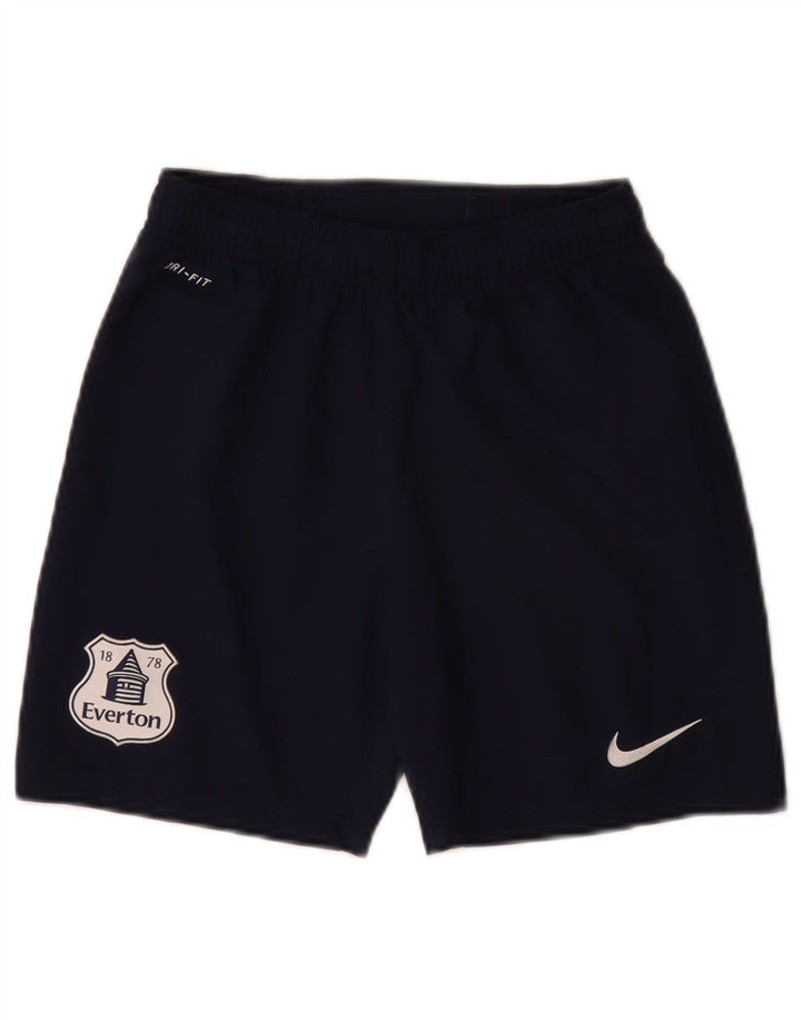 Nike - Pantalones cortos deportivos Dri Fit para niños de 10 a 11 años, tamaño mediano, azul marino, poliéster