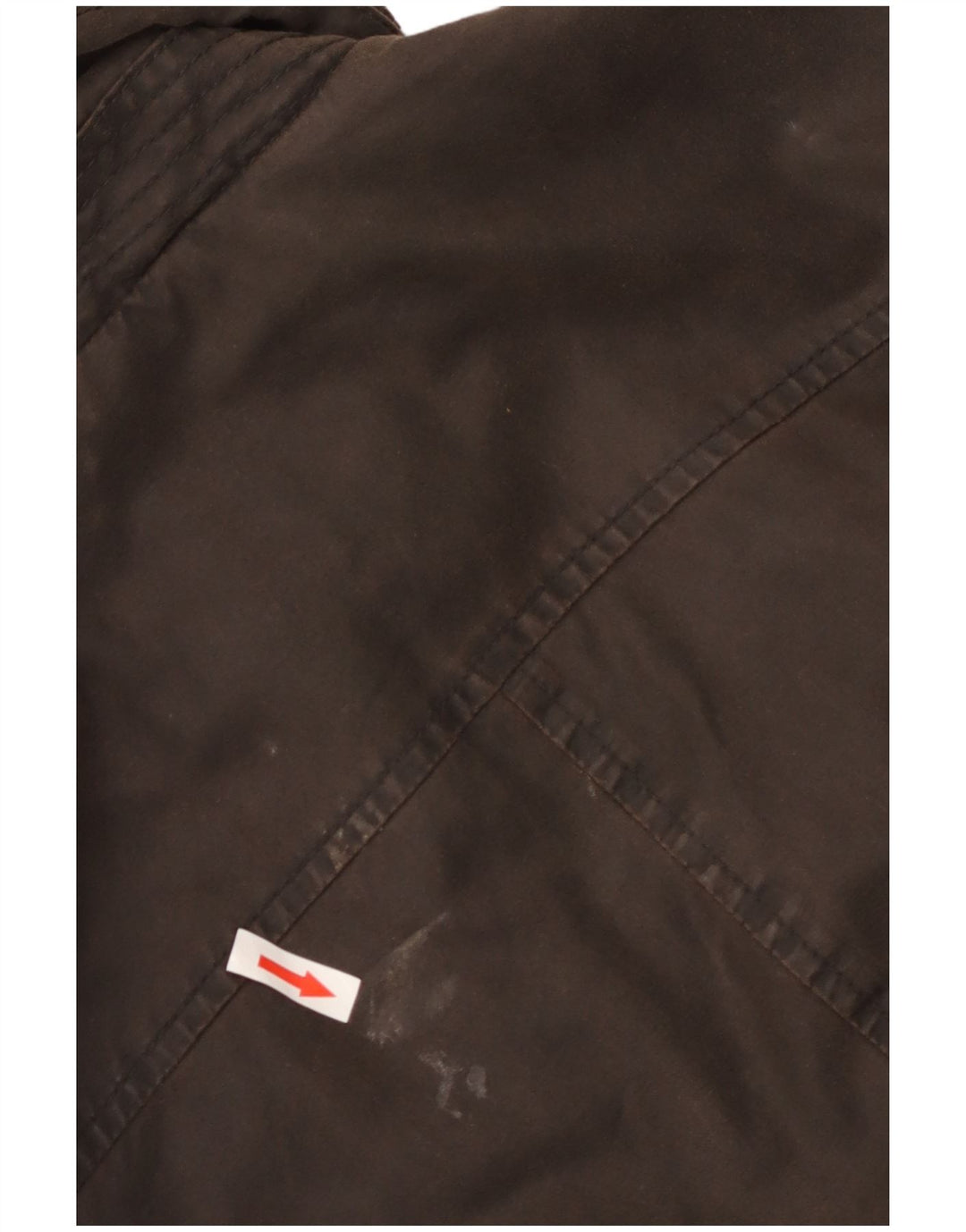 Chaqueta militar encerada con capucha para mujer de Fat Face UK 10 Small Brown