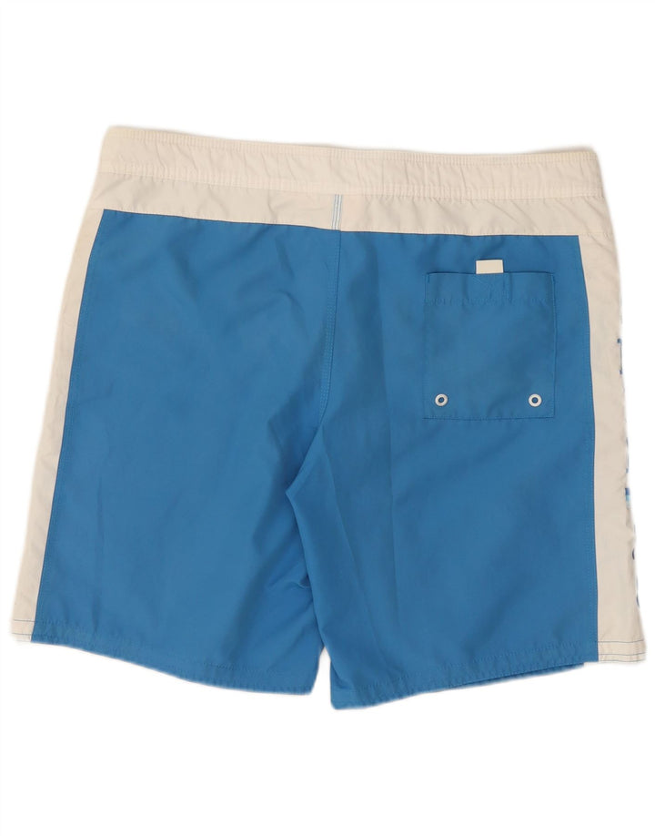 Sundek Bañador con estampado gráfico para hombre XL Azul Colorblock Poliéster