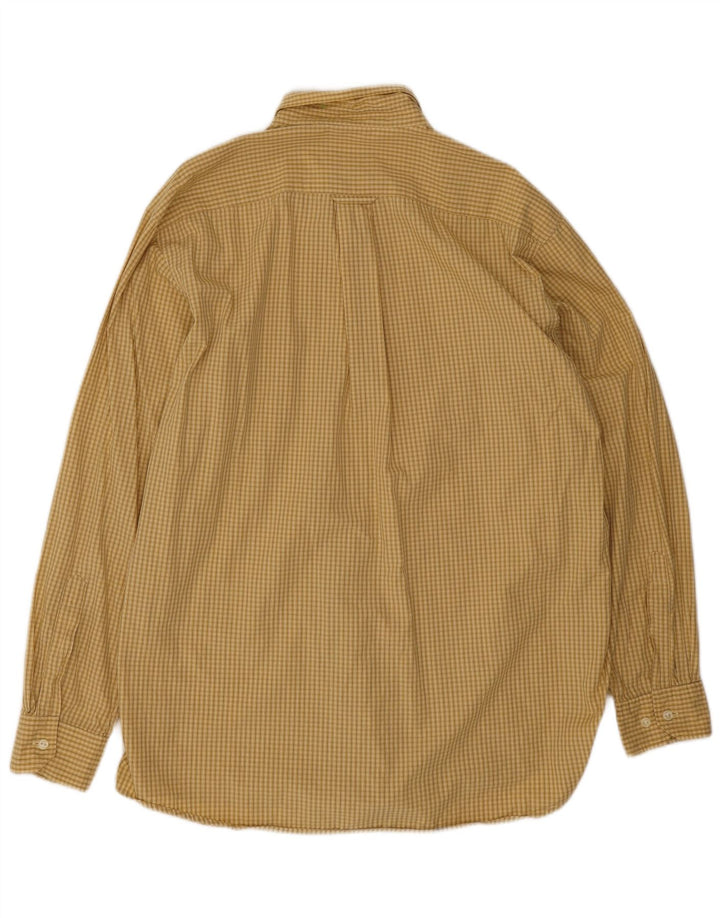 Camisa Hugo Boss Hombre Cuadros Amarillos Grandes
