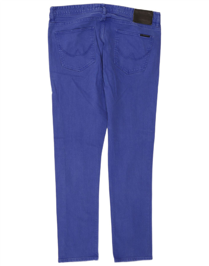 Superdry Vaqueros pitillo para hombre W34 L30 Azul