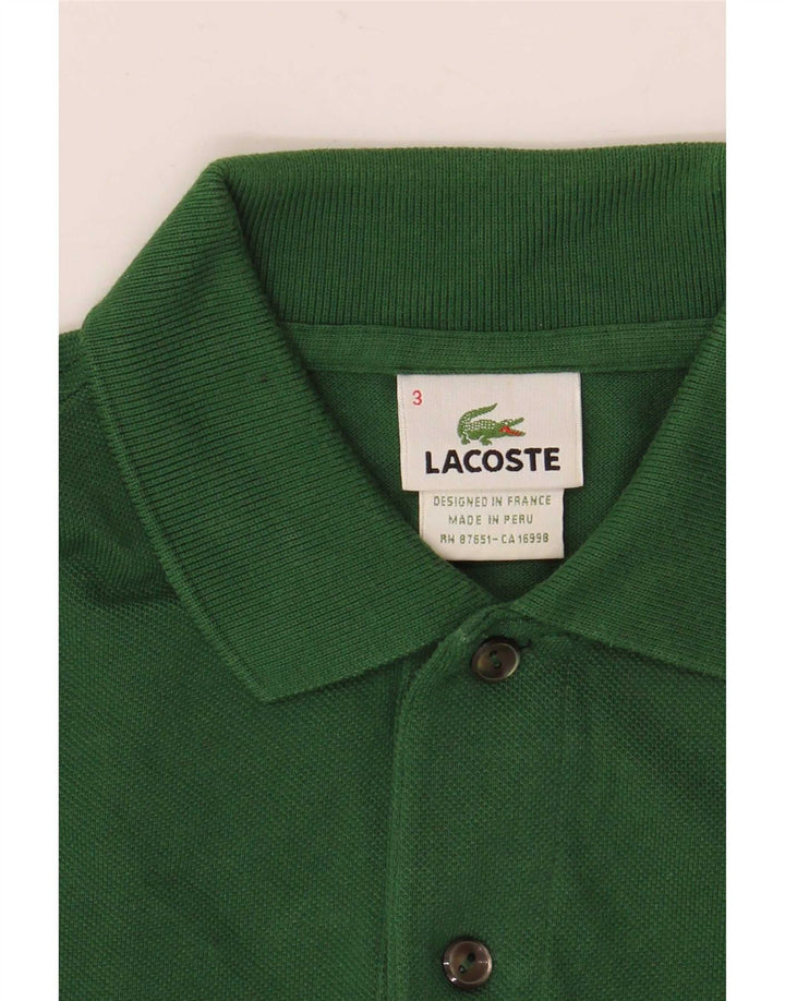 Polo Lacoste para hombre talla 3 pequeña verde