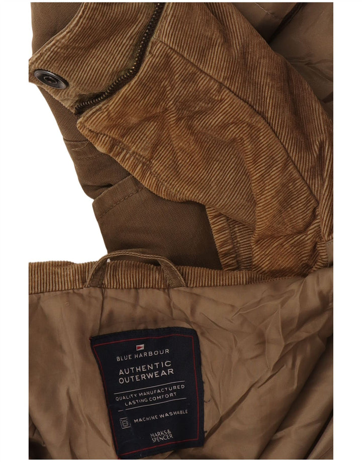 Marks & Spencer Chaqueta utilitaria azul Harbor para hombre Reino Unido 40 Marrón grande