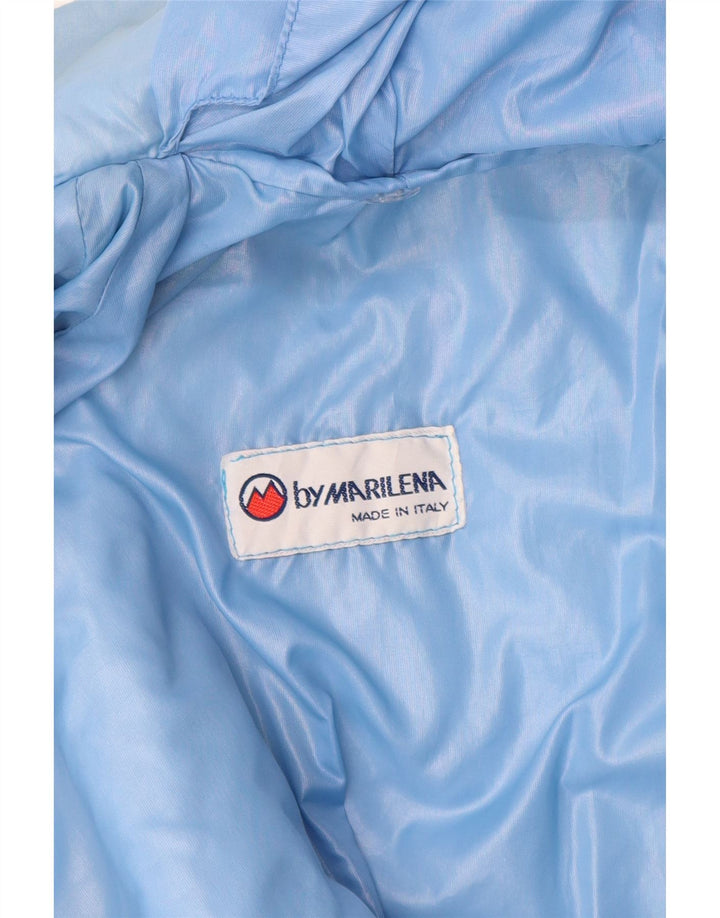 MARILENA Chaqueta acolchada para hombre UK 36 Small Azul Colorblock