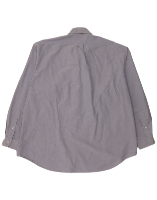 Ralph Lauren Camisa grande y alta para hombre XL Algodón azul