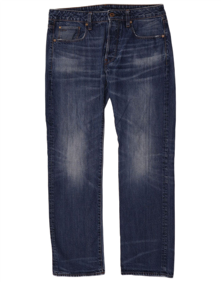 Vaqueros rectos para hombre G-Star W34 L32 Algodón azul