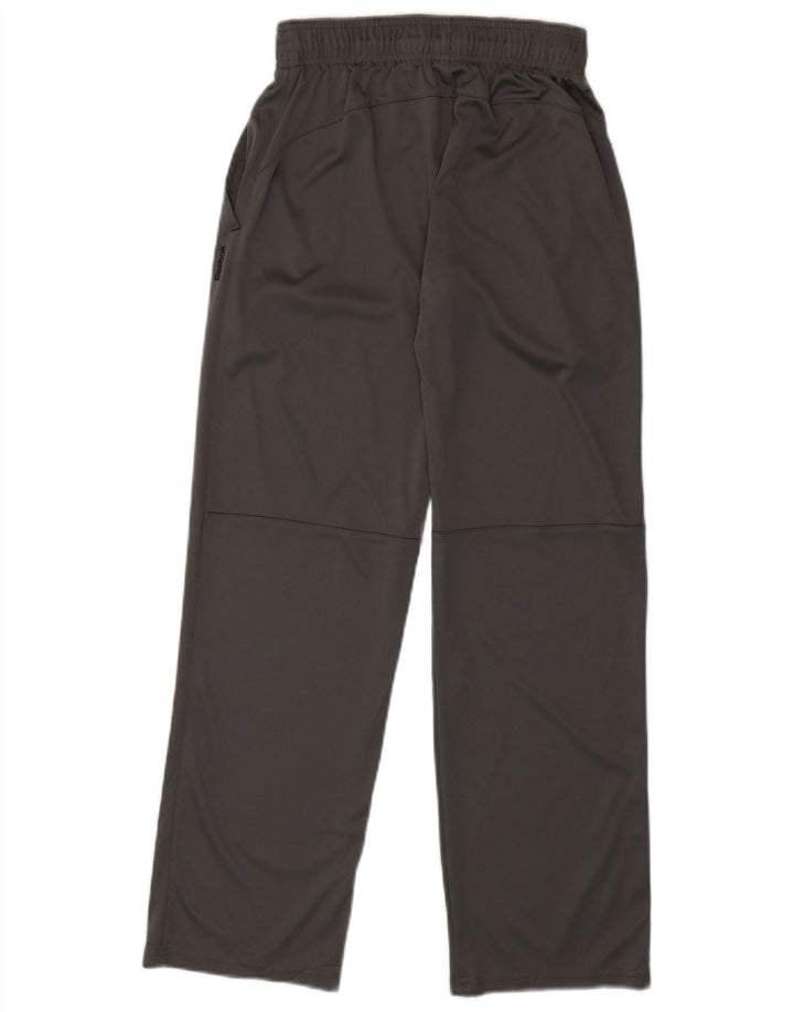 Reebok - Pantalones de chándal para mujer, talla 40, poliéster gris grande