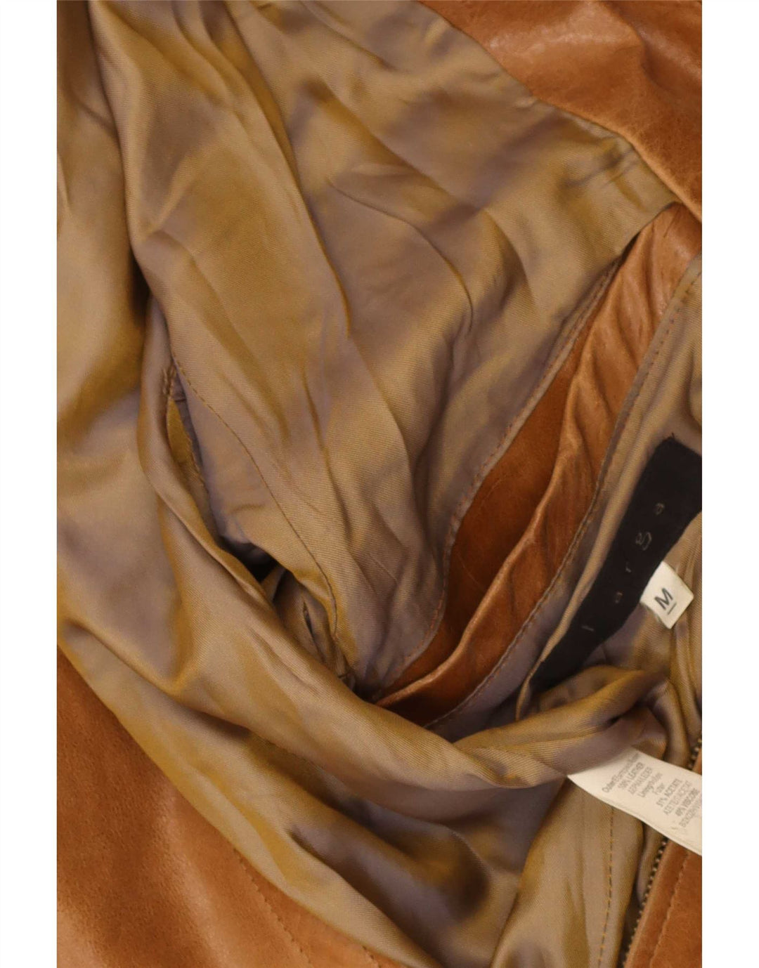 Chaqueta de cuero Targa para mujer UK 44 Marrón medio