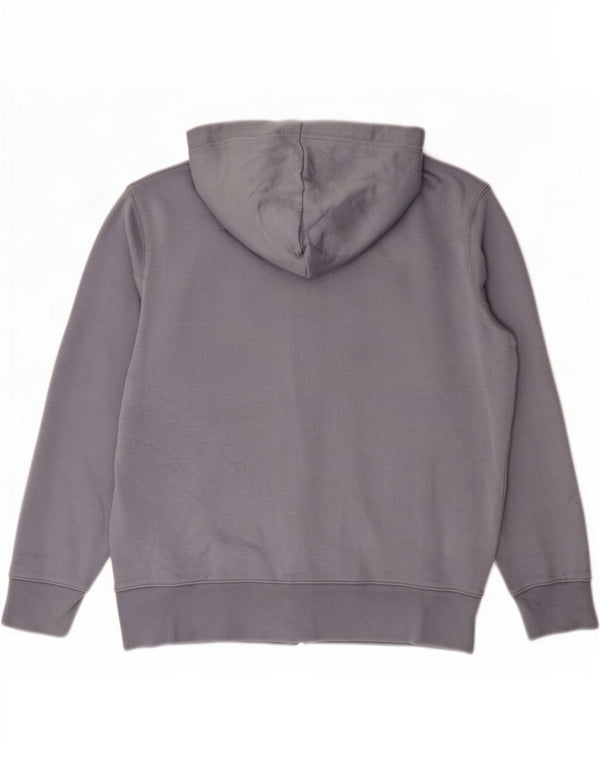 French Connection Mens Zip Hoodie Sweater Medium Grey Cotton