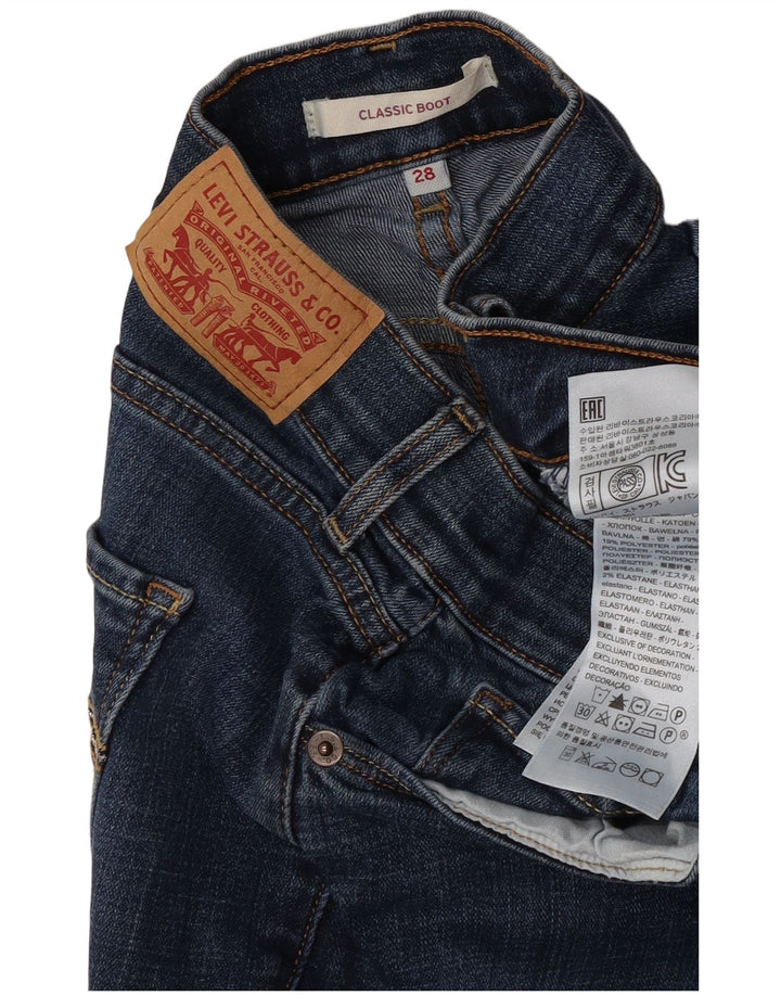 Vaqueros Levi's Classic Bootcut para mujer W28 L32 Algodón azul