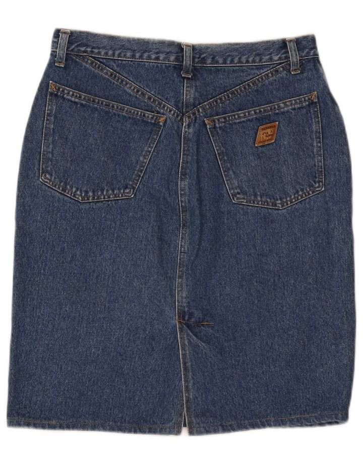 Falda Vaquera Carrera Mujer Mediana W28 Azul