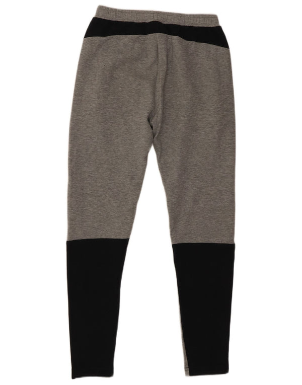 PUMA Pantalones de chándal para hombre XS Gris Colorblock Algodón