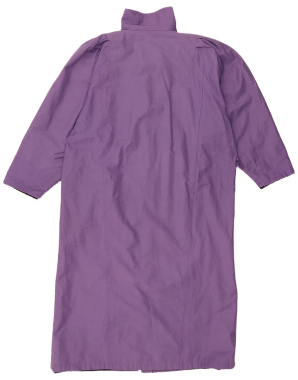 Vintage mujer abrigo de gran tamaño Reino Unido 18 XL Púrpura