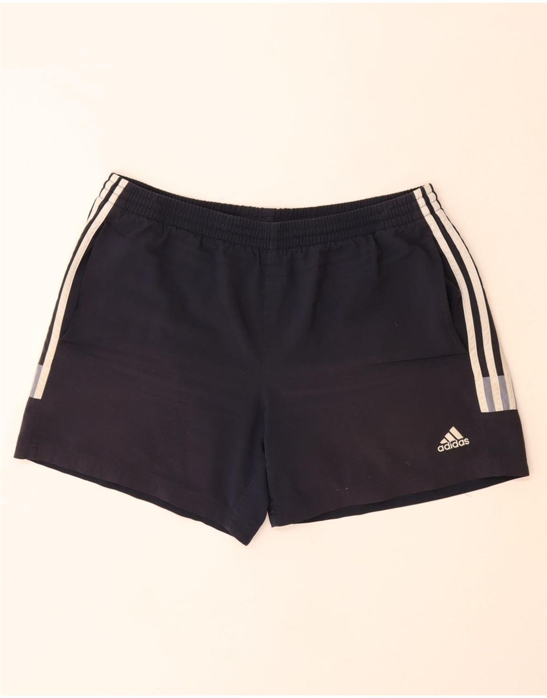 ADIDAS Mens Clima 365 Sport Shorts XL Azul Marino Colorblock Poliéster