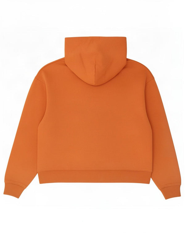 Calvin Klein Jeans Sudadera con capucha para mujer UK 46 Grande Algodón naranja