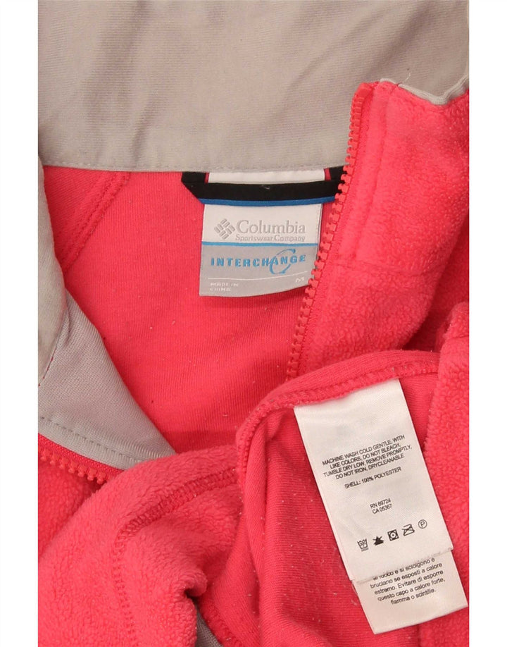 Columbia Chaqueta polar para mujer UK 40 Mediano Rojo Poliéster
