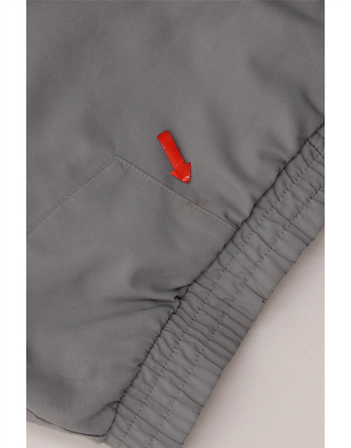 Adidas Hombre Chándal Top Chaqueta Gris Medio Colorblock