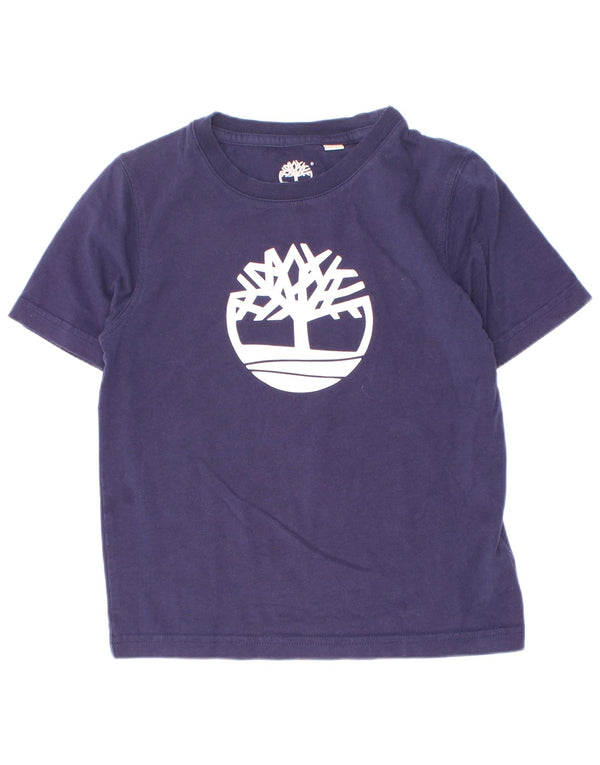 Timberland Camiseta Niño Graphic Top 4-5 Años Azul Marino Algodón
