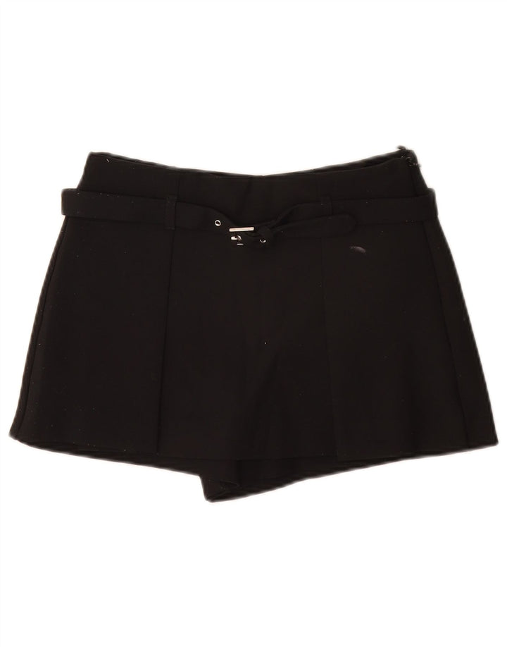 Zara Mujer Shorts Casual XS W24 Negro Poliéster