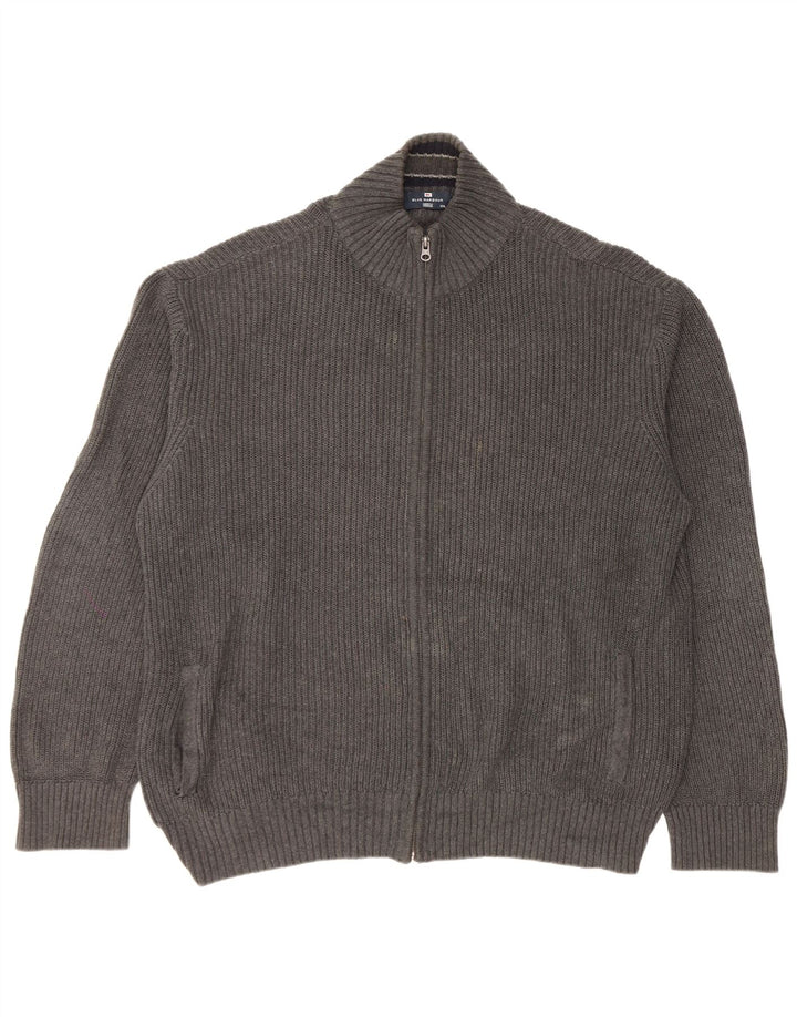 Marks & Spencer - Cárdigan azul para hombre, talla 2XL, algodón gris