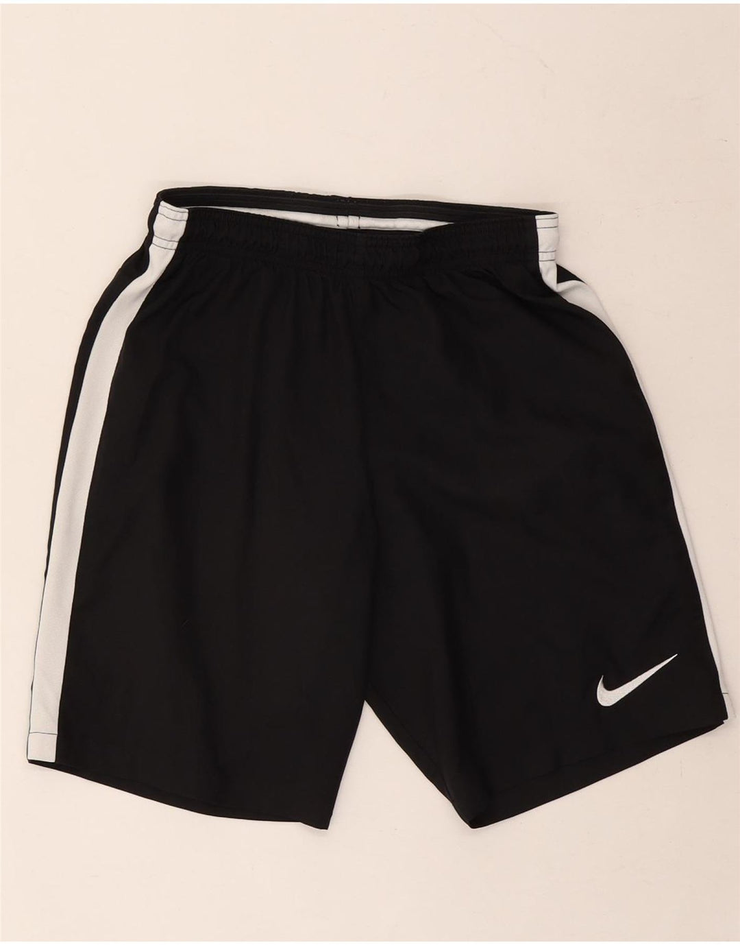 NIKE Shorts deportivos Dri Fit para hombre Poliéster color block negro pequeño