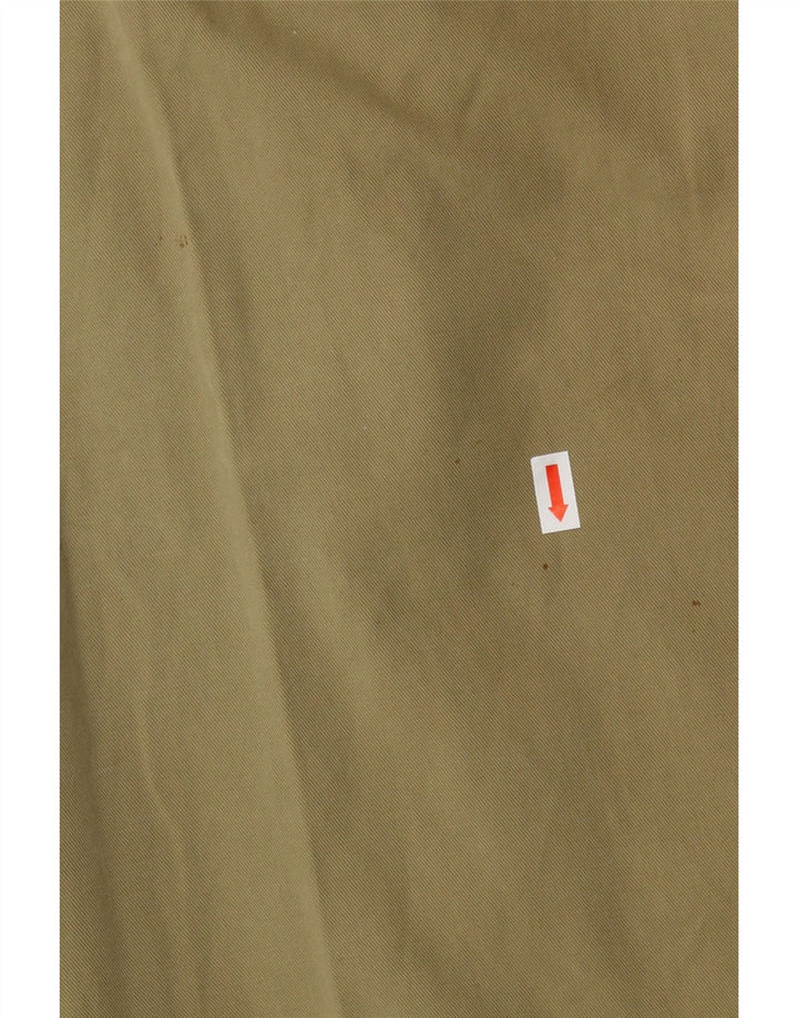 Bermudas Cullotes VINTAGE Mujer W24 XS Algodón Caqui