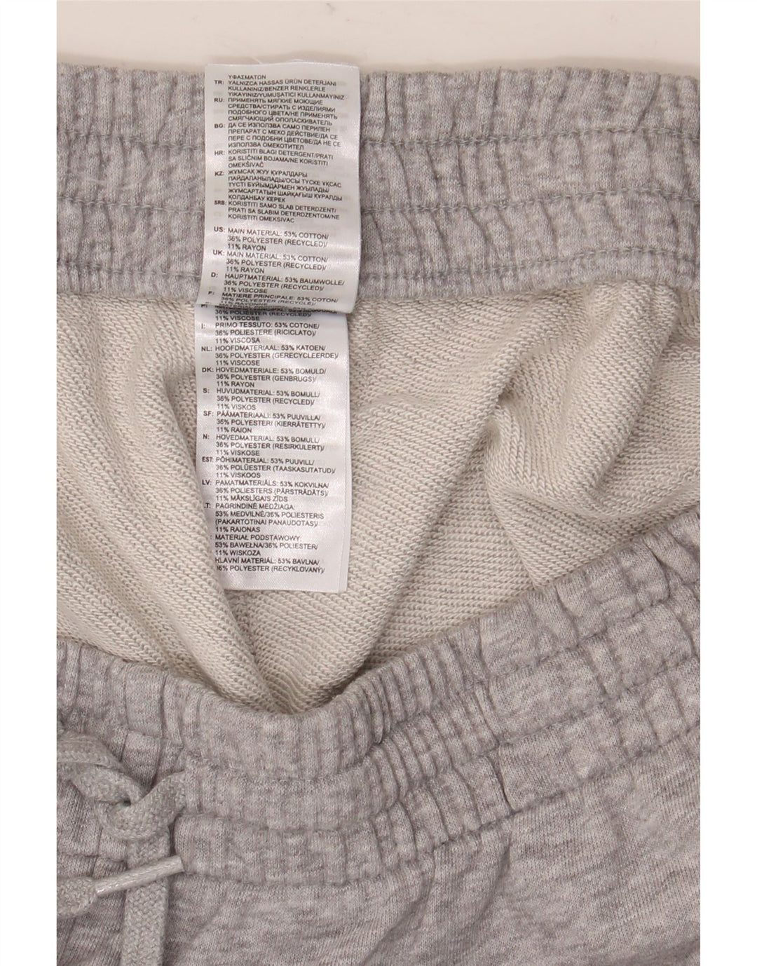 Adidas Pantalones cortos deportivos para hombre 2XL Gris Algodón