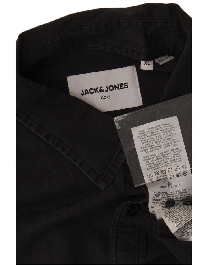 Jack & Jones Camisa Vaquera Hombre XL Algodón Gris