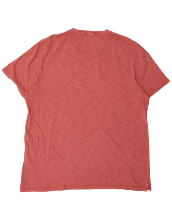 Camiseta gráfica para hombre Fat Face Top 2XL Algodón rosa